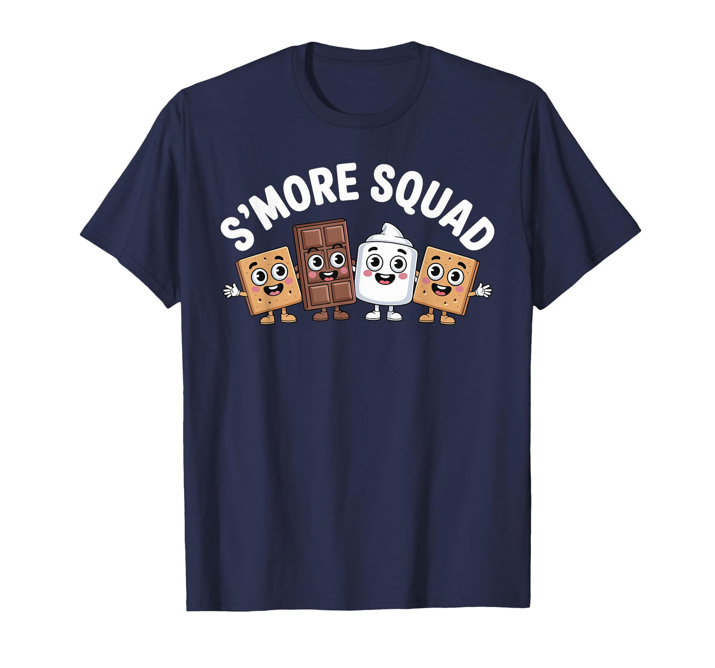 S'more Squad Camping Campfire Chocolate Marshmallow T-Shirt
