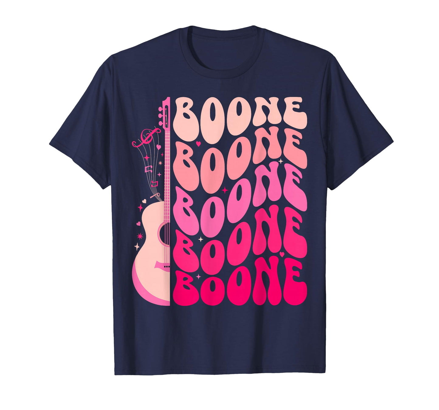 Retro Boone Personalized First Name Boone Groovy 80's T-Shirt