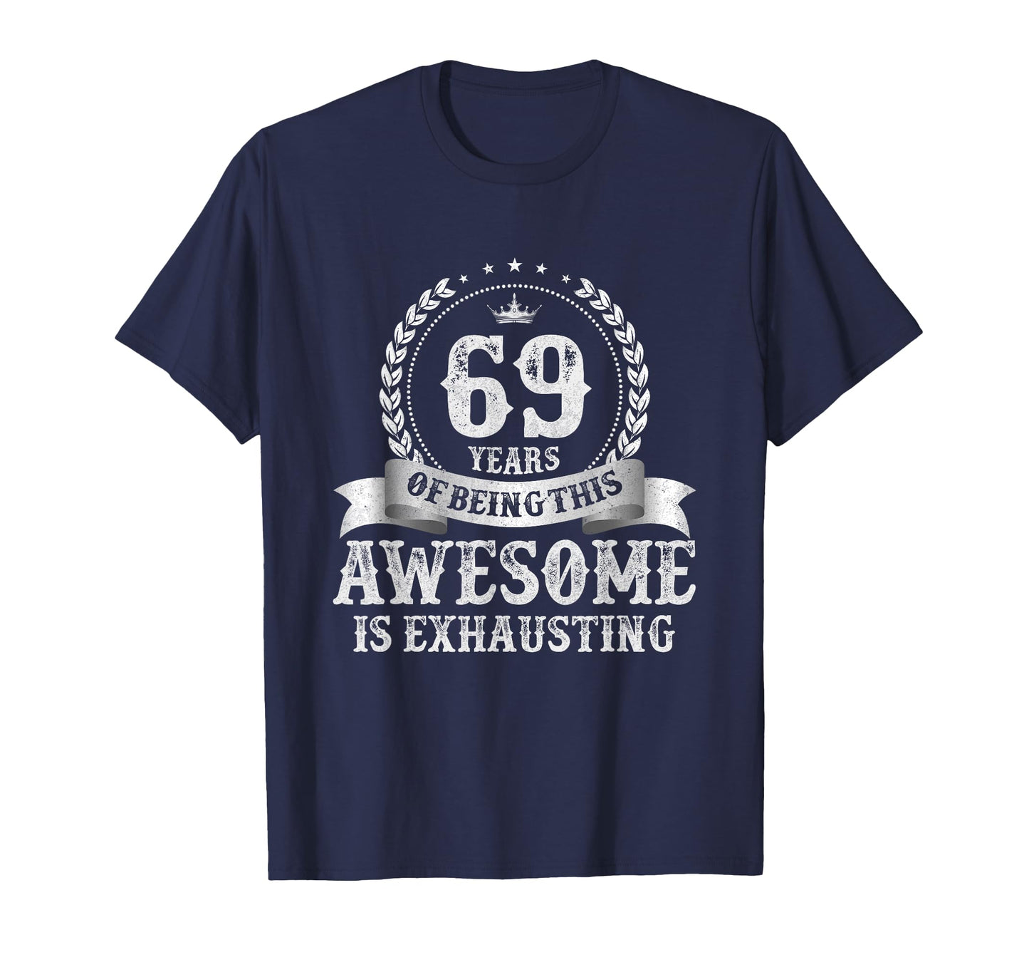 Vintage 69 Year Old 69 Birthday Gifts For Men 69th BDay T-Shirt