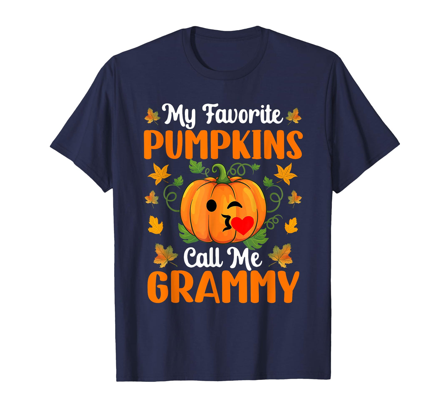 My Favorite Pumpkins Call Me Grammy Shirt Funny Halloween T-Shirt