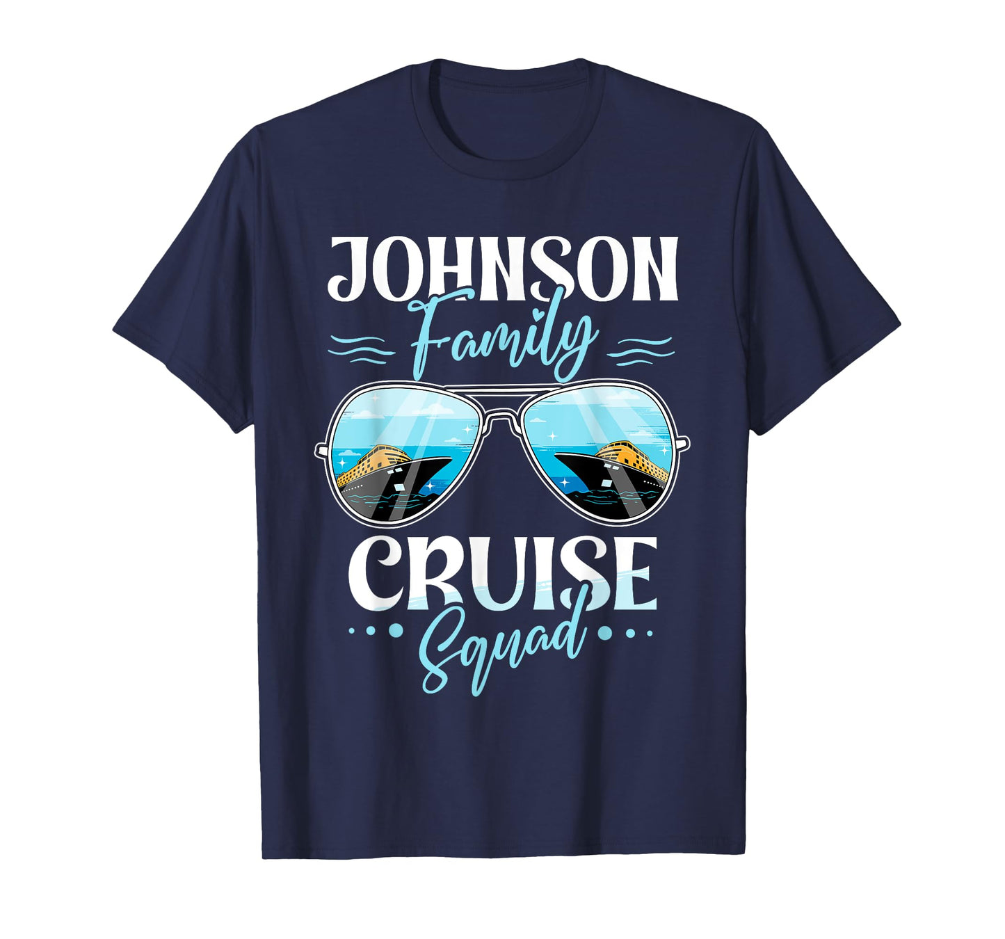 Personalized Johnson Family Cruise Squad Custom Vacation T-Shirt