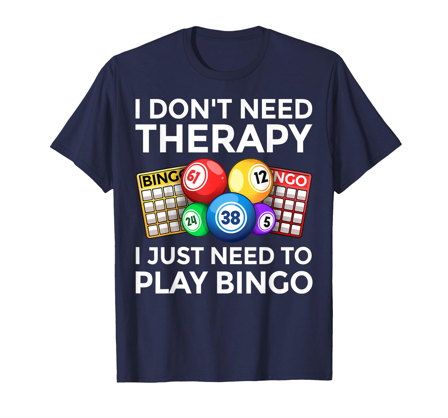 Cute Bingo Design For Men Women Casino Gambling Bingo Lovers T-Shirt