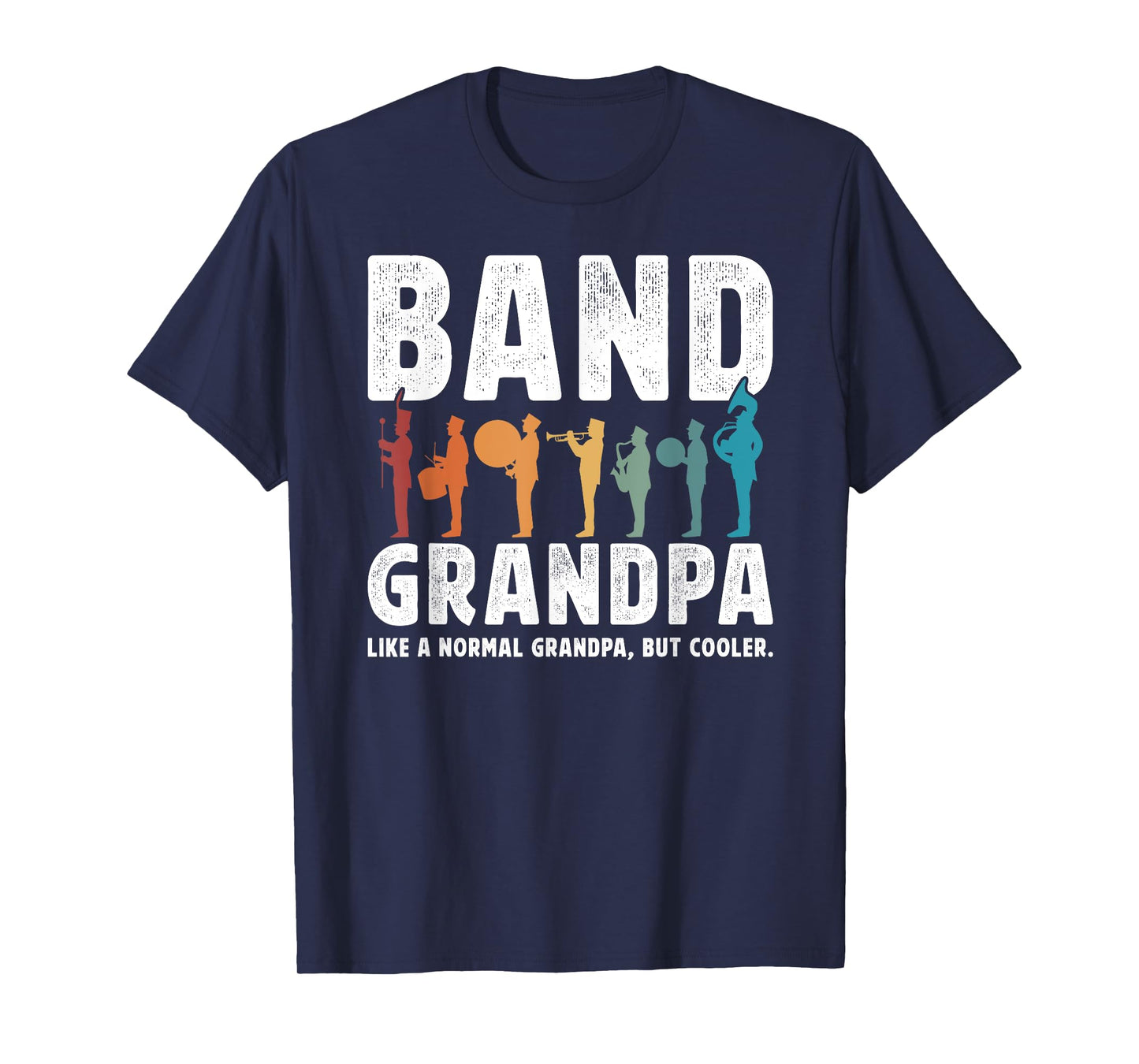 Band Grandpa Definition Marching Band Grandfather T-Shirt