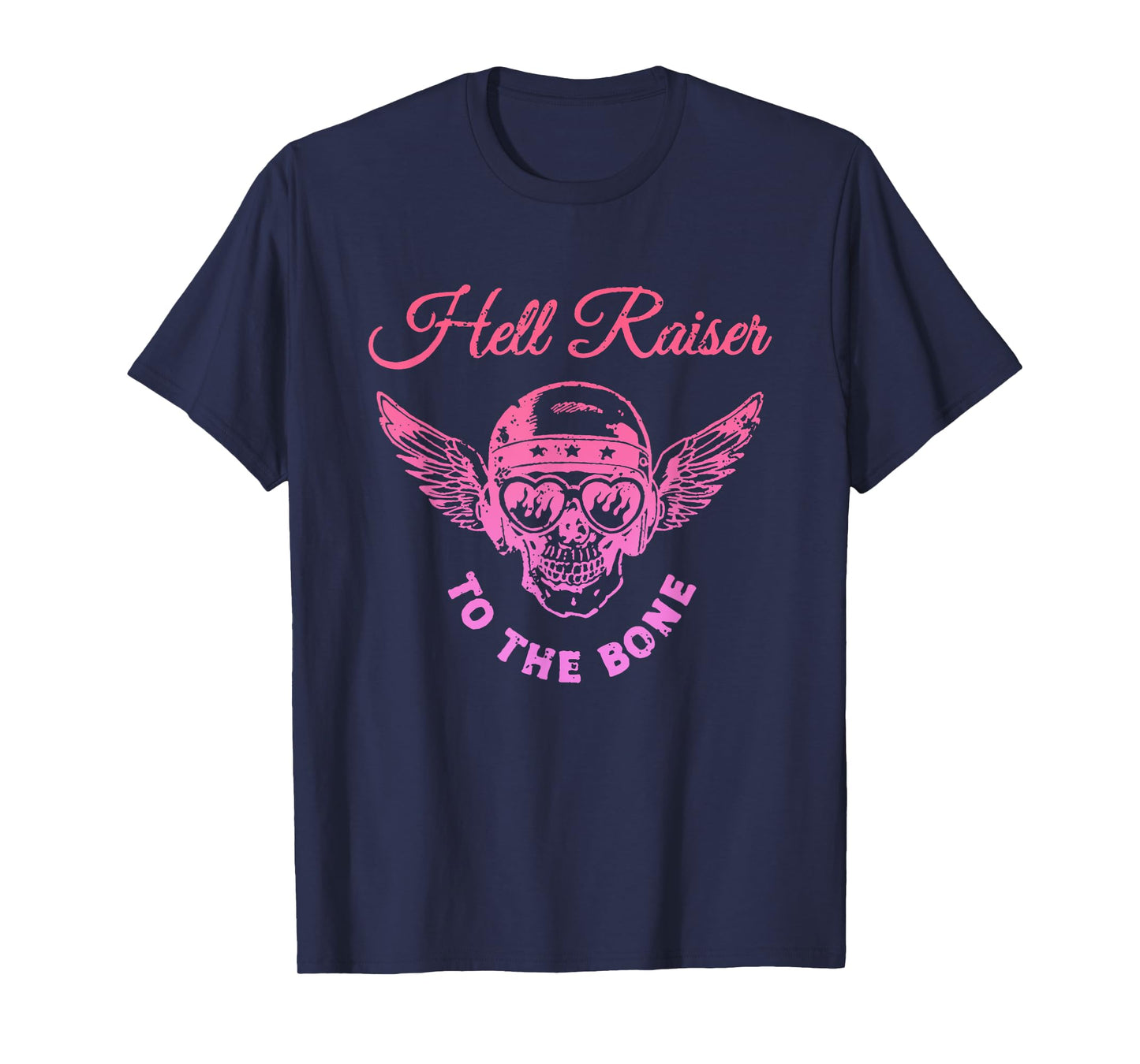 Hell Raiser To The Bone Skeleton Design T-Shirt