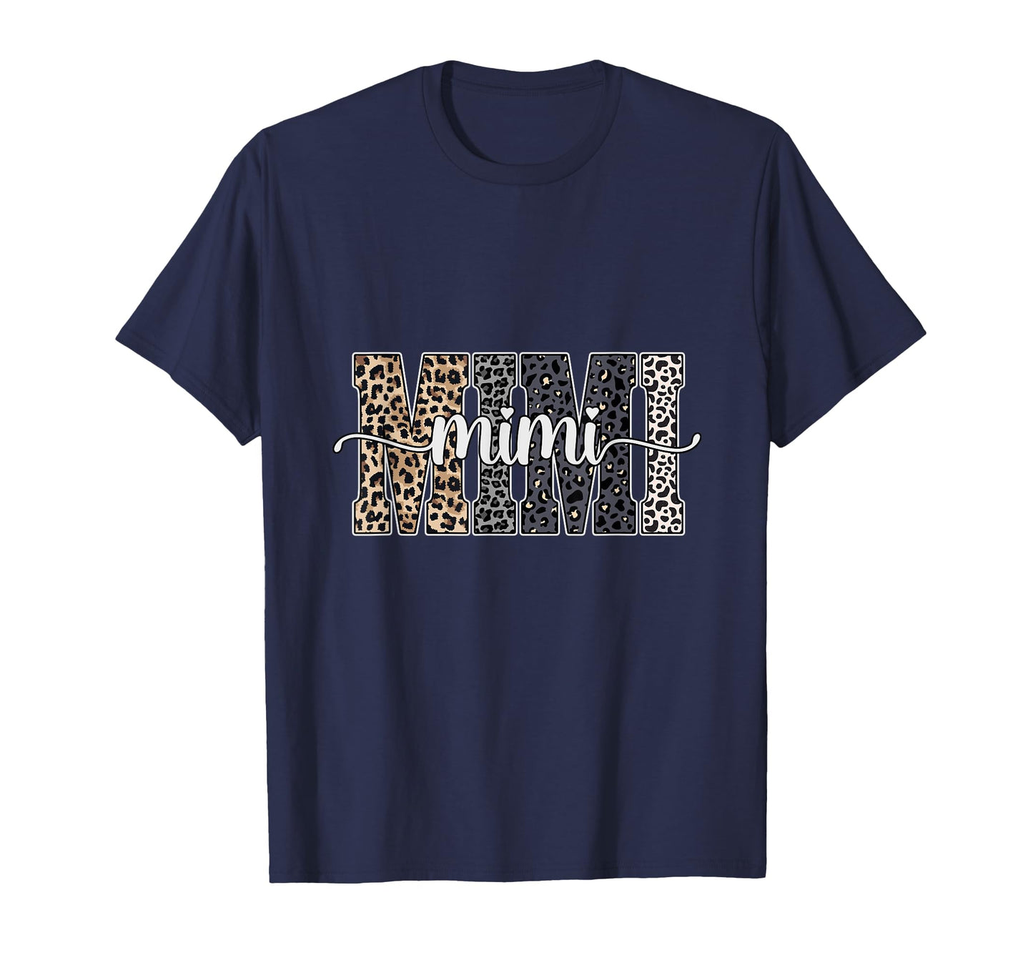 Mimi Graphic Tee - Leopard Print Style for Grandma T-Shirt