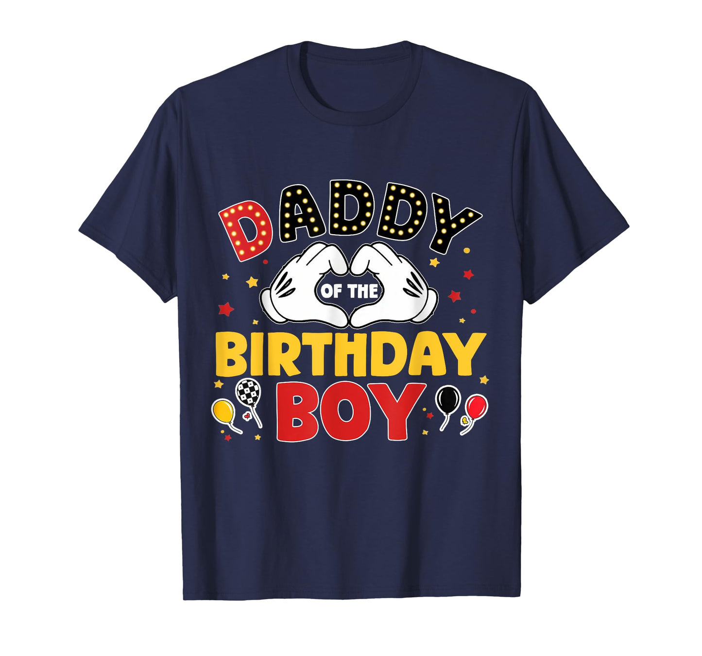 Funny Daddy Of The Birthday Boy Family Matching Party T-Shirt