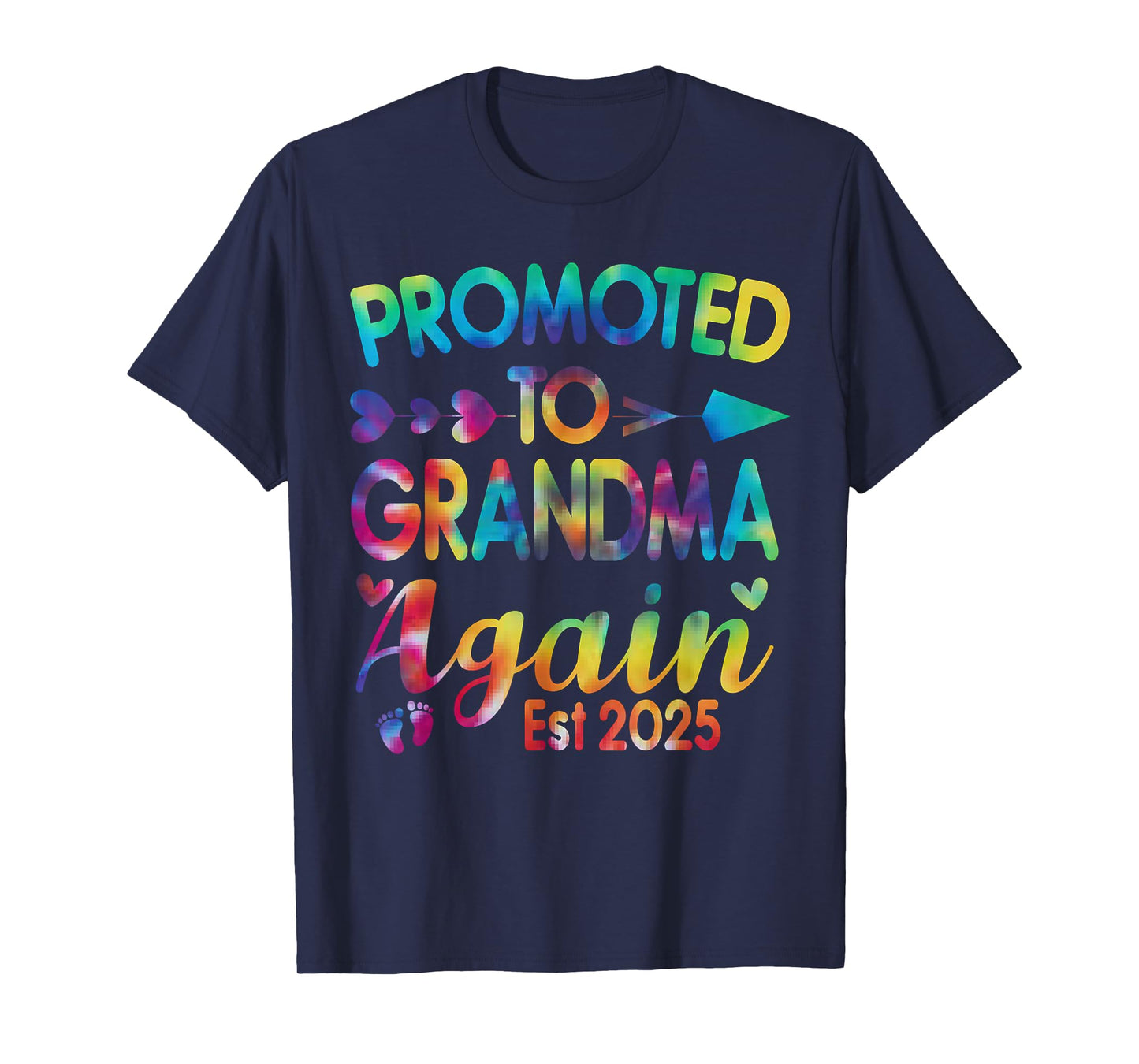 Soon to Be Grandma Again Promoted to Grandma Again Est 2025 T-Shirt