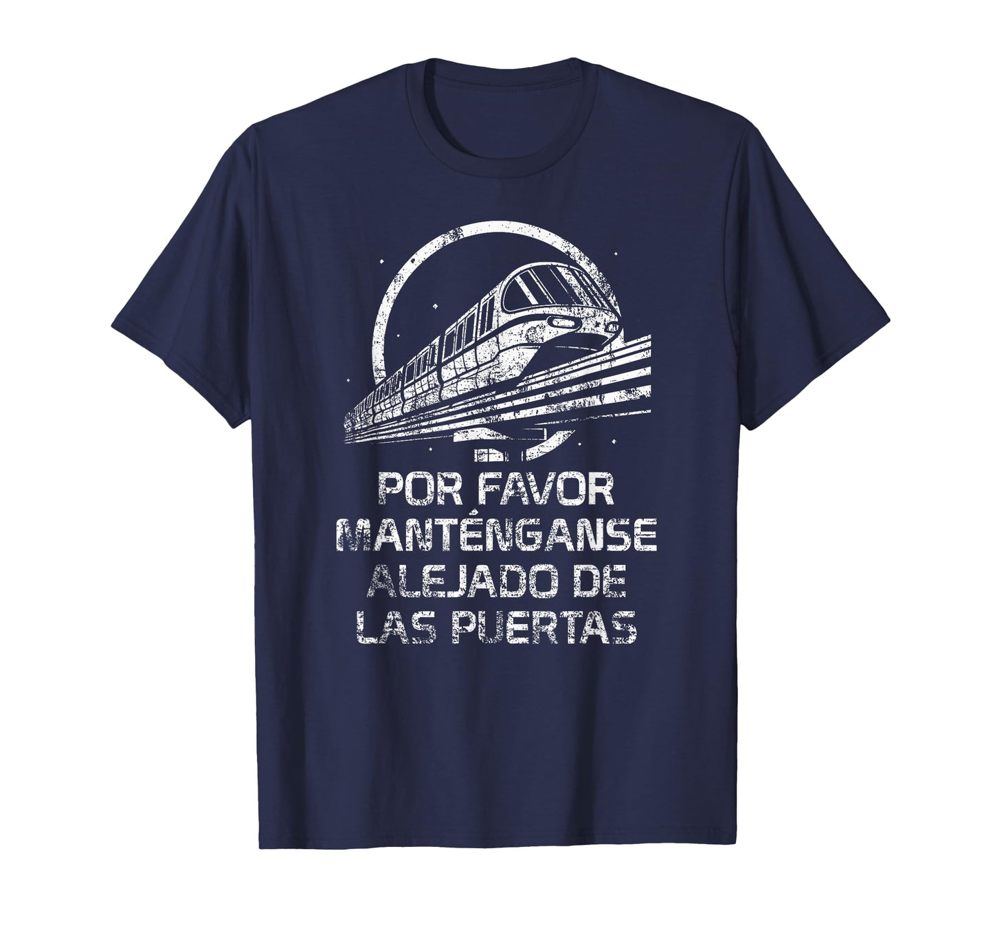 Monorail Please Stand Clear of The Doors Spanish Distressed T-Shirt