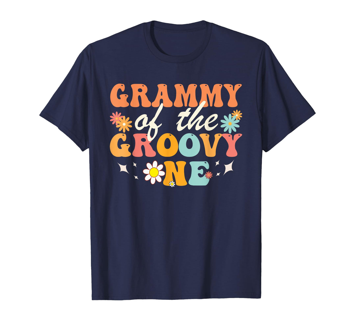 Grammy of Groovy One Matching Family First Birthday Party T-Shirt