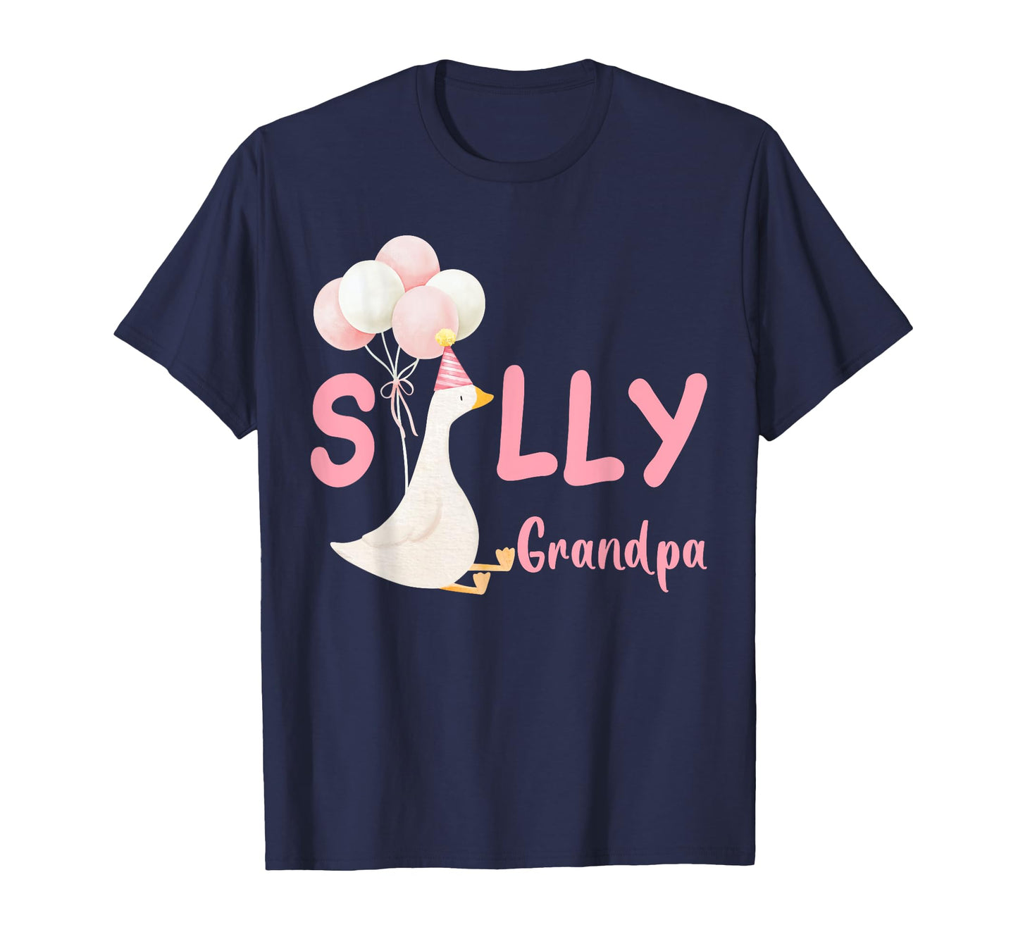 Silly Grandpa Goose Family Matching Birthday Squad Crew T-Shirt