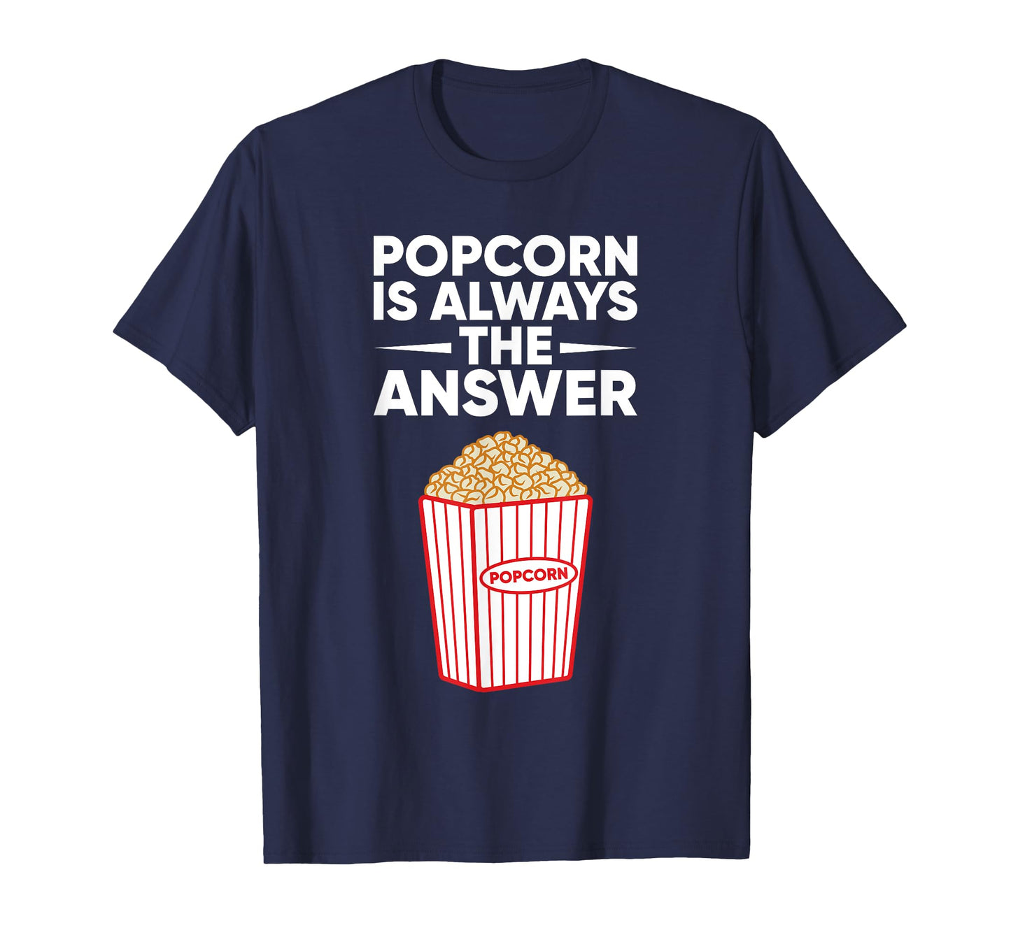 Funny Popcorn Design For Kids Men Women Corn Popcorn Maker T-Shirt