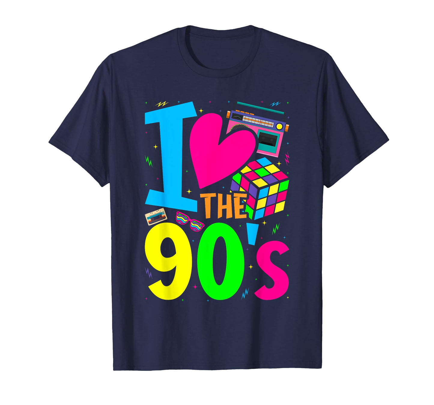 I Love The 90s Clothes for Women and Men Party Funny T-Shirt