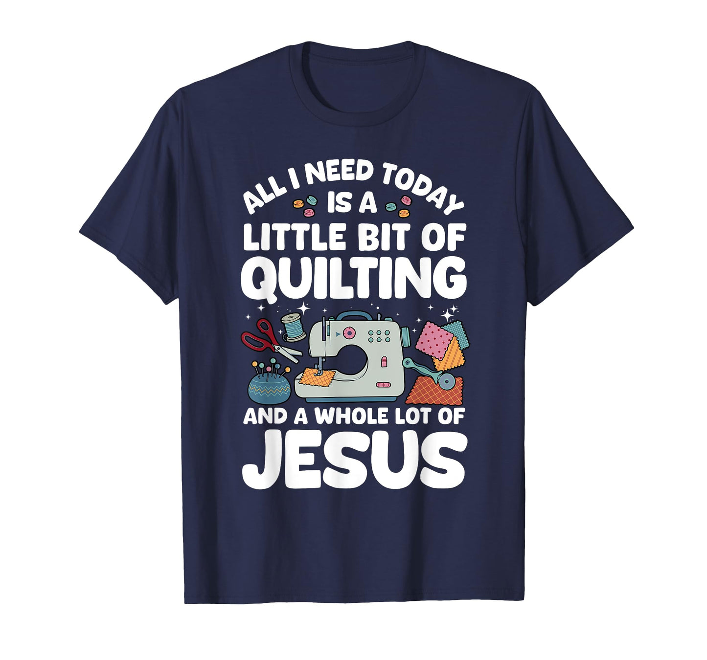 Cool Quilting Art For Men Women Sewing Quilt Lover Quilter T-Shirt
