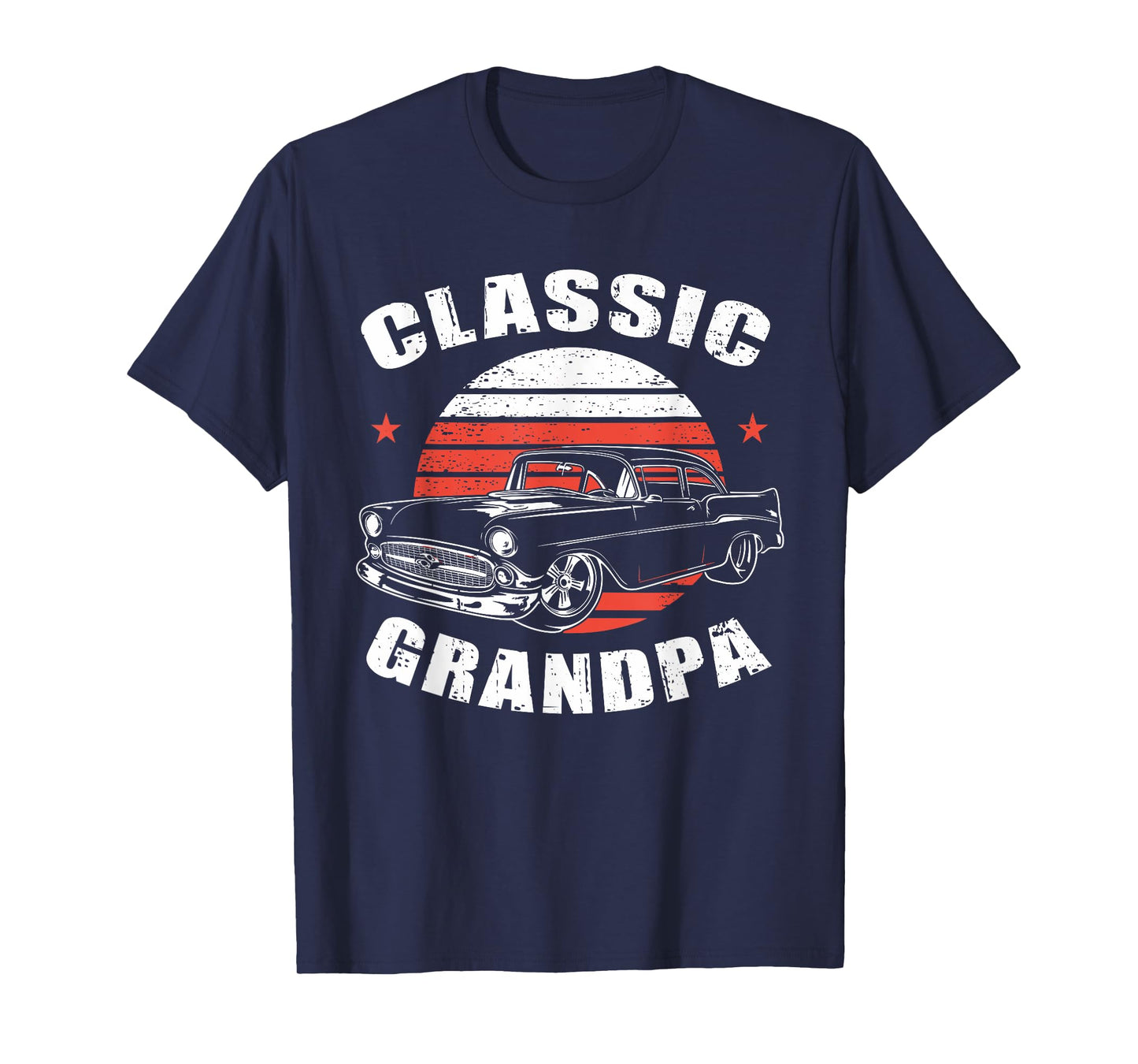 Grandpa Vintage Retro Classic Funny Car Lover Enthusiast T-Shirt