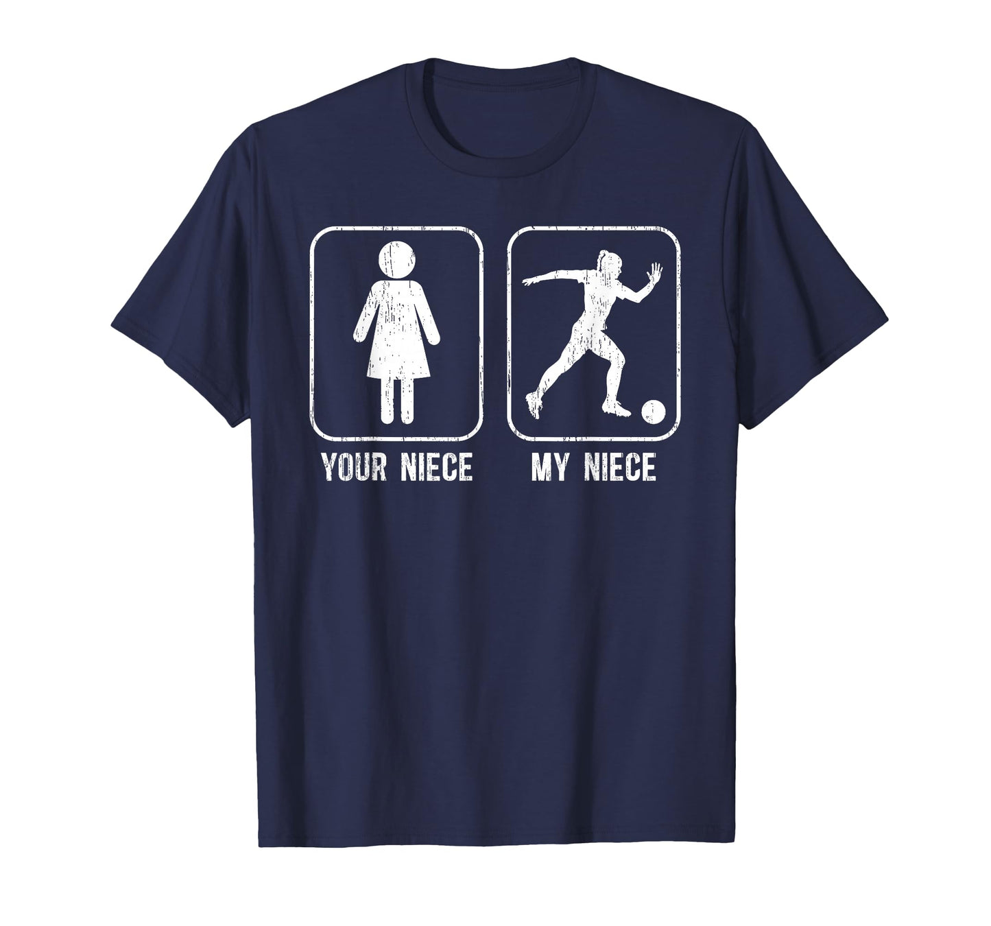 My Niece Soccer Uncle Of A Soccer Player Uncle T-Shirt