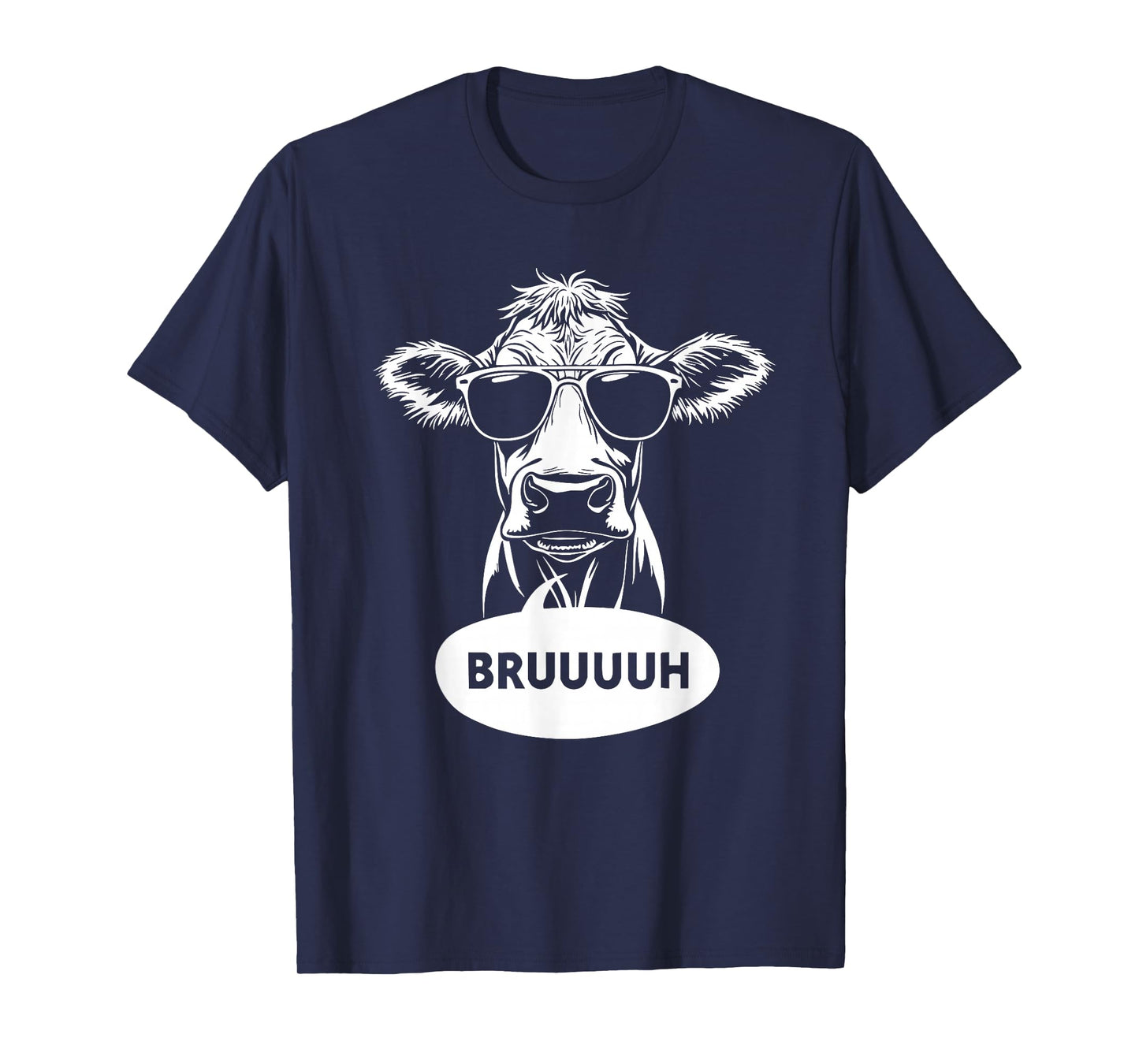 BRUH cow Funny cow Lover BRUUUH Meme Saying Slang T-Shirt