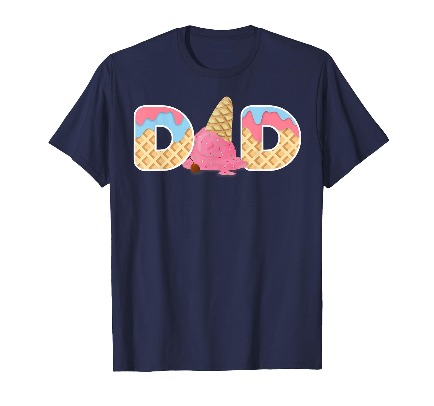 Dad Ice cream Funny First Birthday Ice cream T-Shirt