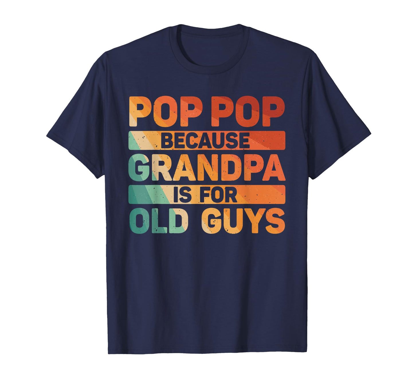 Pop Pop Art For Grandpa From Grandkids Father's Day Pop Pop T-Shirt