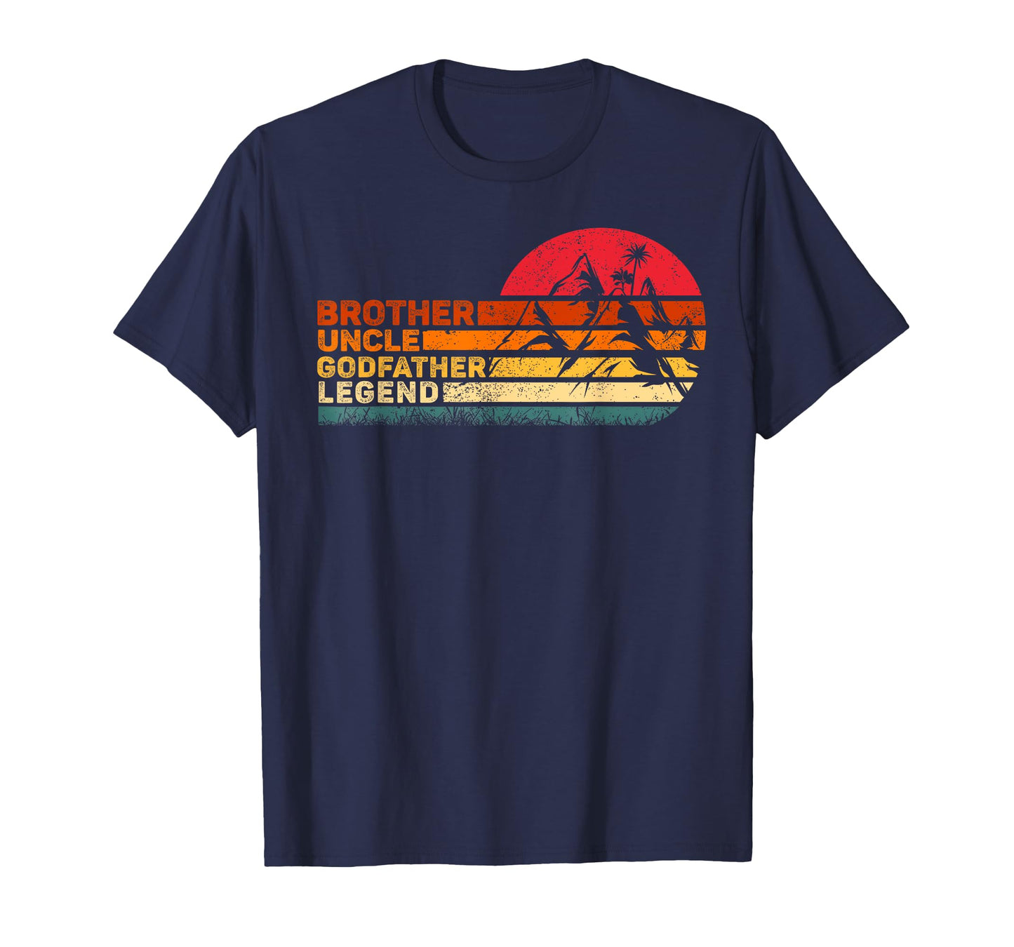 Vintage Brother Uncle Godfather Legend Funny Father's Day T-Shirt