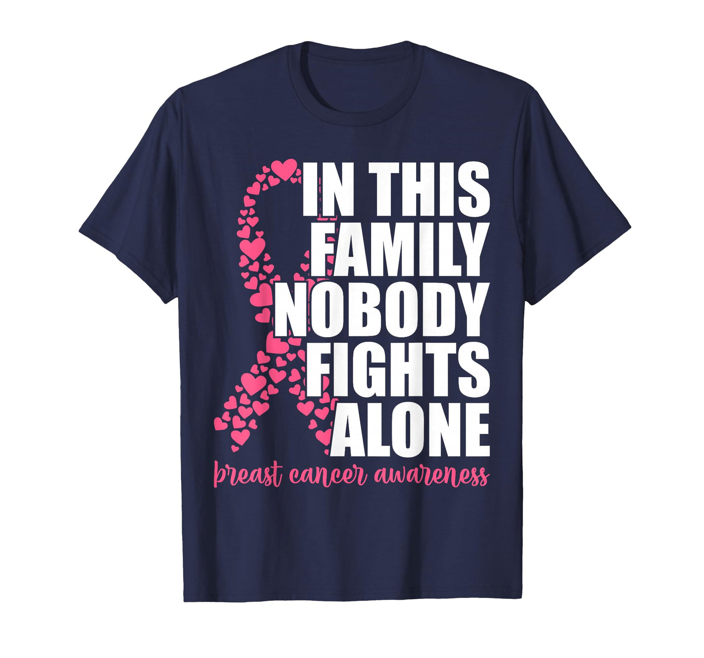 Breast Cancer Shirts for Family Pink Breast Cancer Awareness T-Shirt