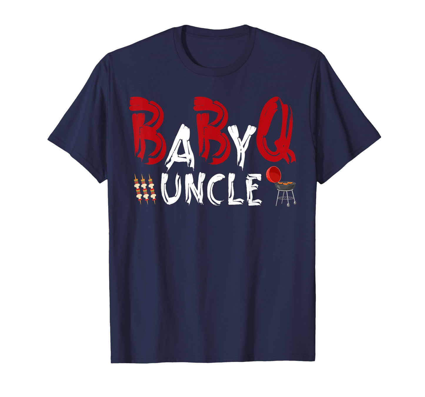 Uncle Baby BBQ Shower Themed Family Matching Barbecue T-Shirt