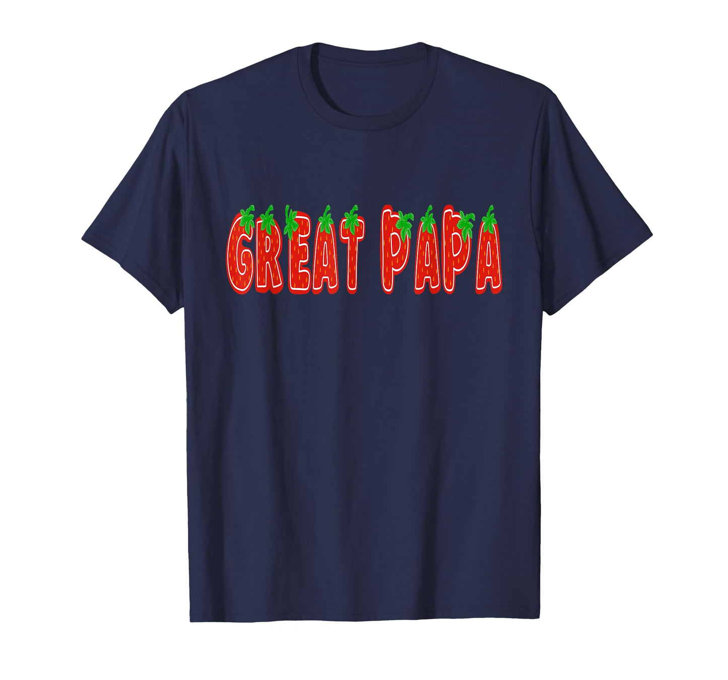 Strawberry Great Papa Fruit 1St Birthday Family Matching T-Shirt