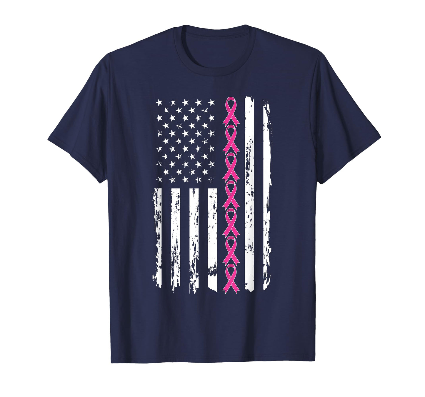 Pink Ribbon Shirt Women Men Breast Cancer Awareness T-Shirt