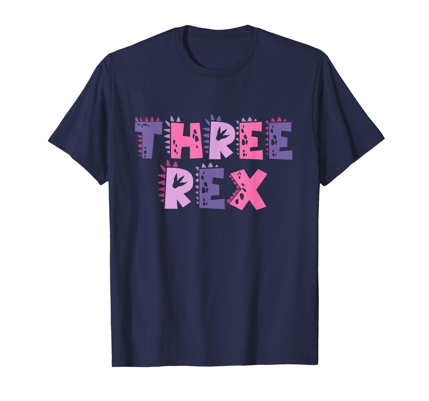 Three Rex Birthday Girl 3rd Birthday Boy Girl Dinosaur T-Shirt