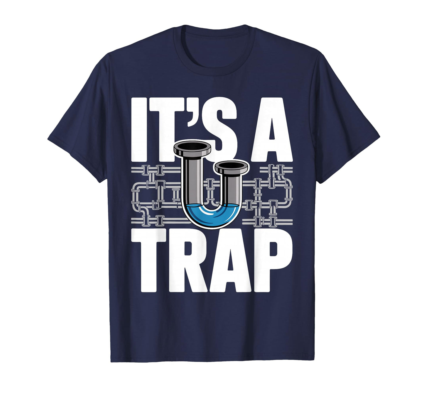 Best Plumber Art for Men Women Plumbing Pipefitter Plumber T-Shirt