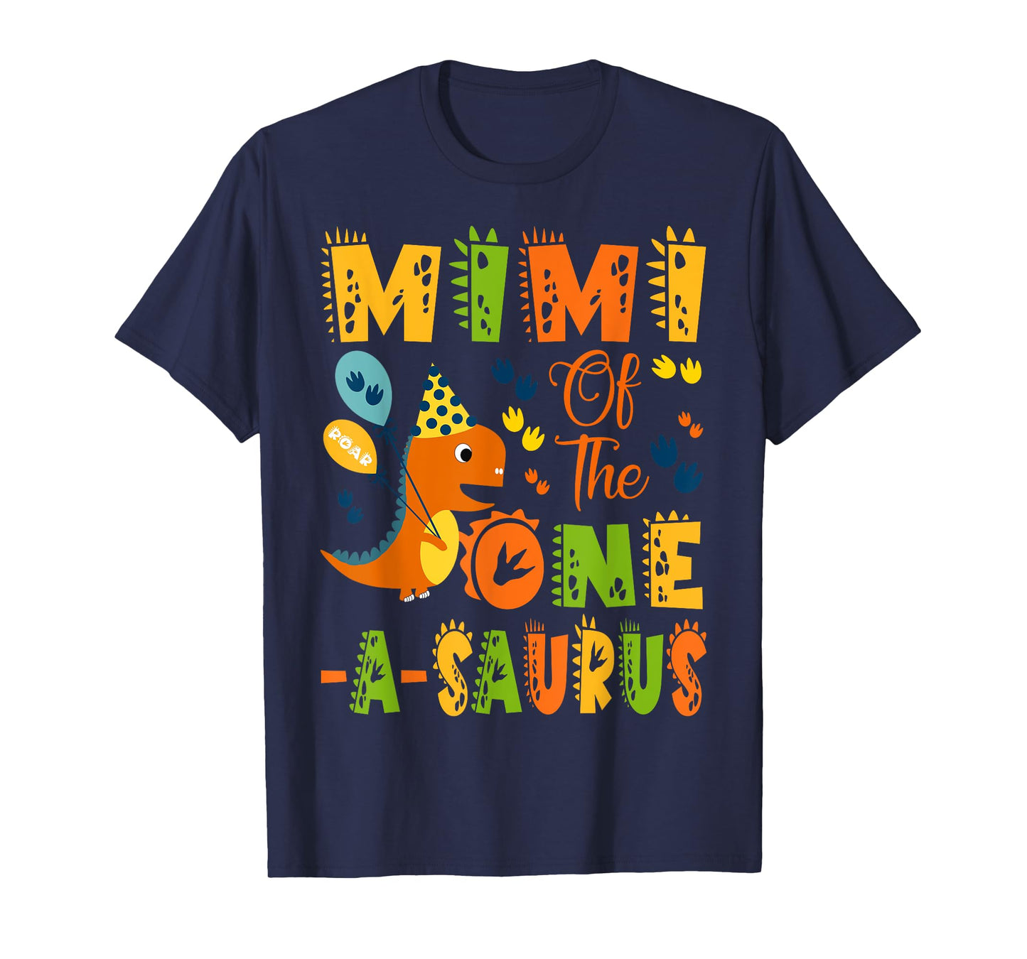 Mimi of The One-A-Saurus 1St Birthday Dinosaur Party T-Shirt