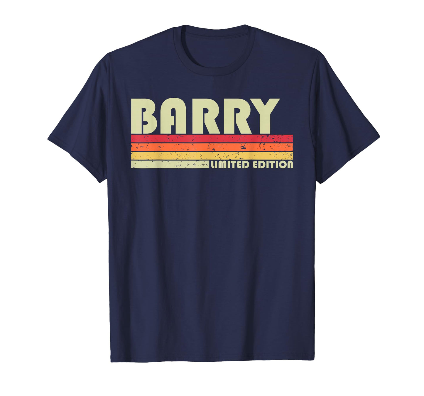 BARRY Surname Funny Retro Vintage 80s 90s Birthday Reunion T-Shirt
