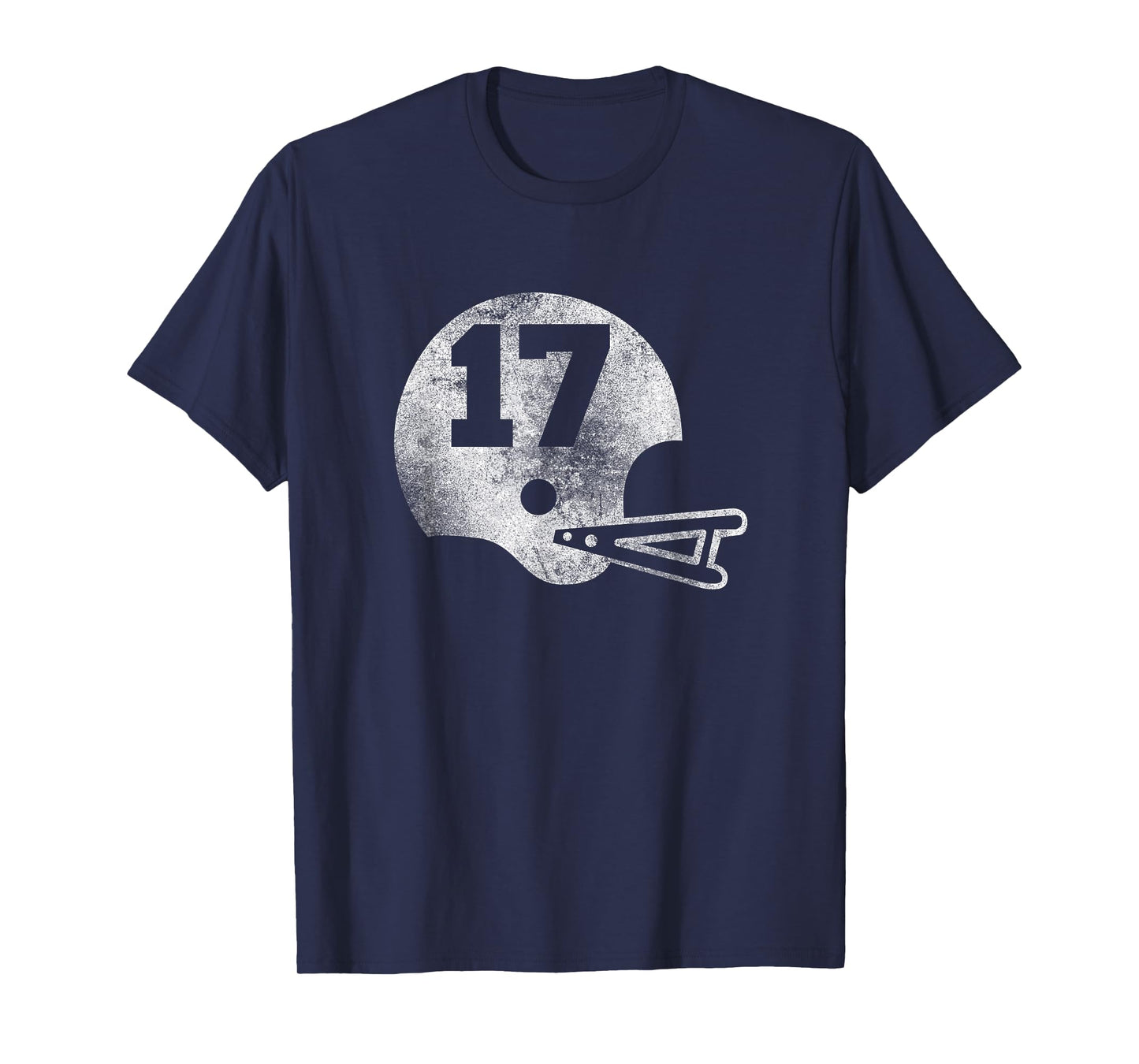 Vintage Football Jersey Number 17 T-Shirt Player Number T-Shirt