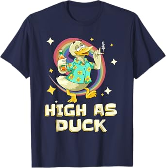 Grass Duck Weekend Cannabis Stiffer THC Joint Beer Weed T-Shirt