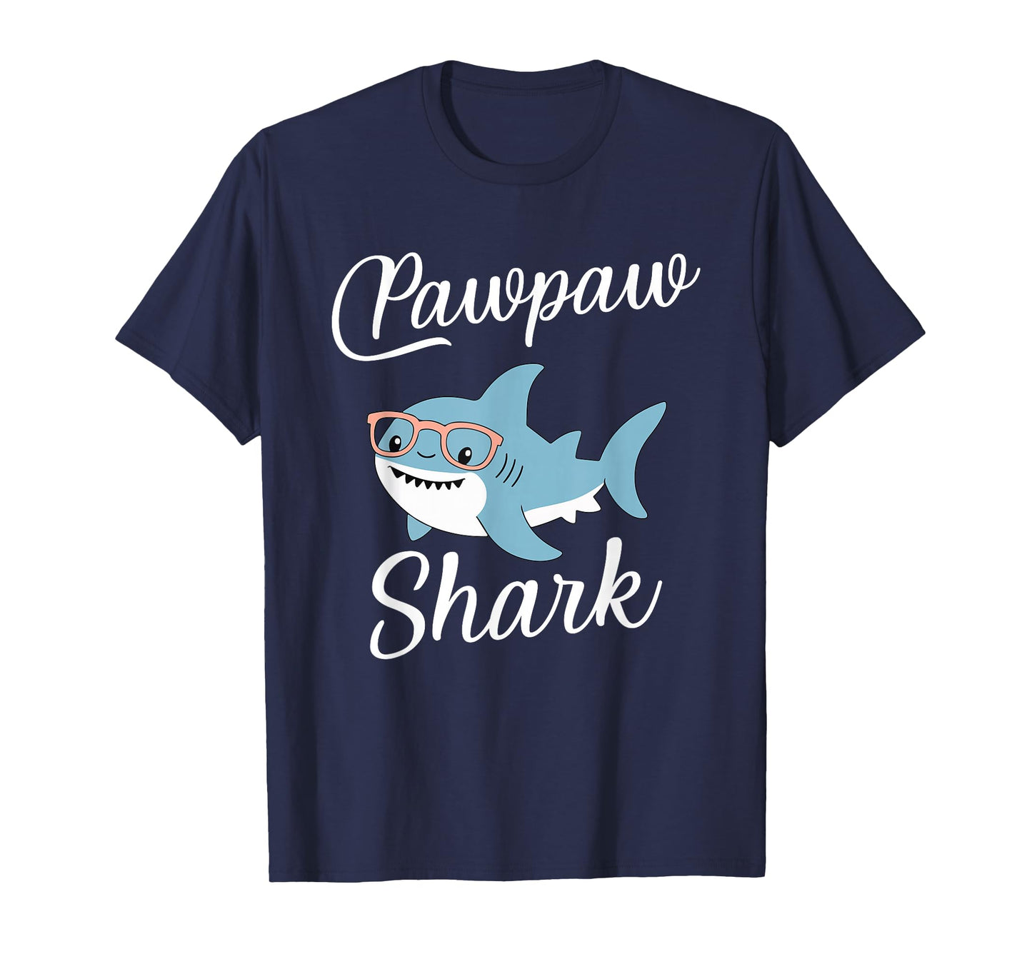PawPaw Shark Funny Matching Family Grandpa Paw-Paw T-Shirt