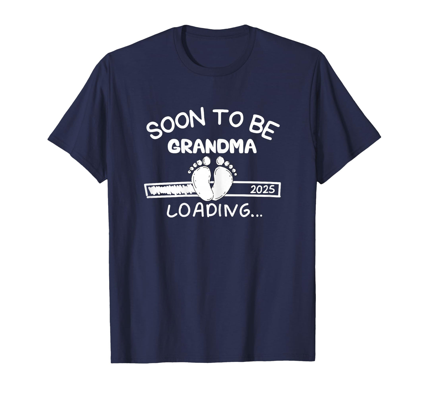 Vintage Soon to be Grandma 2025 Loading Promoted to Grandma T-Shirt