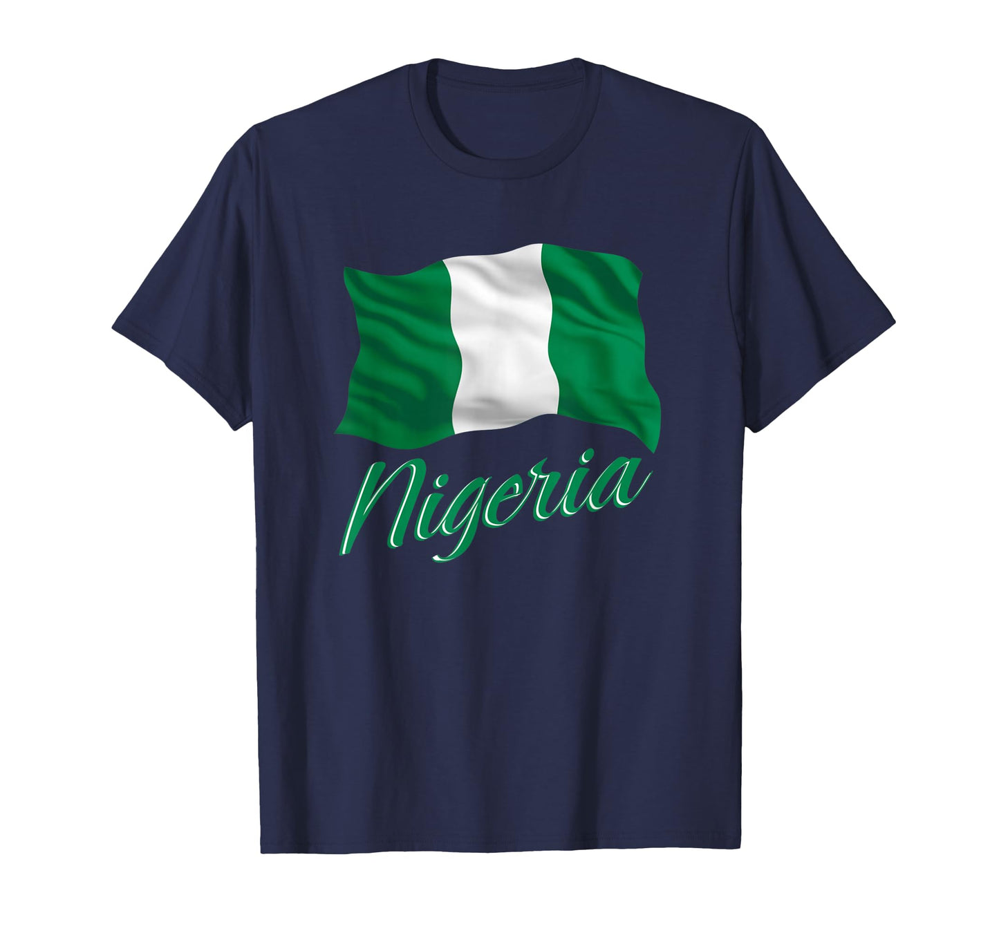Nigerian Flag Of Nigeria Africa Men Women Kids T-Shirt