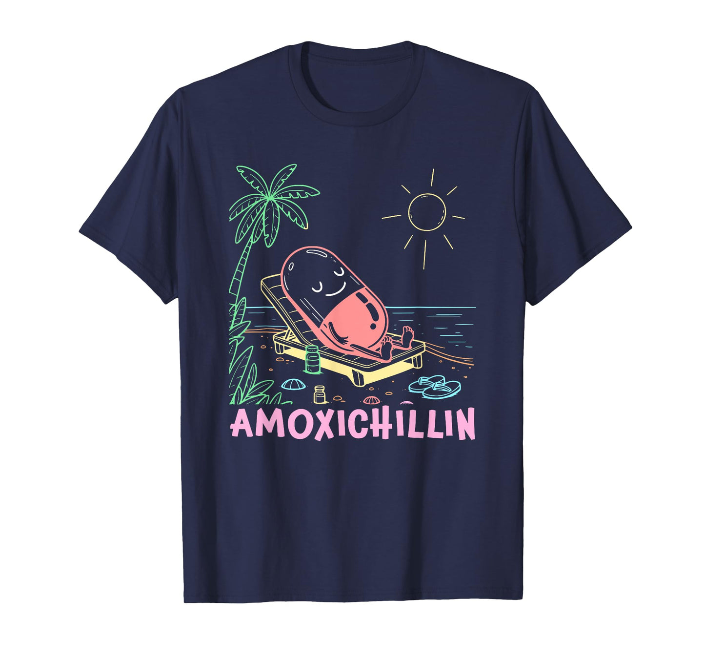 Amoxichillin Funny Summer T-Shirt