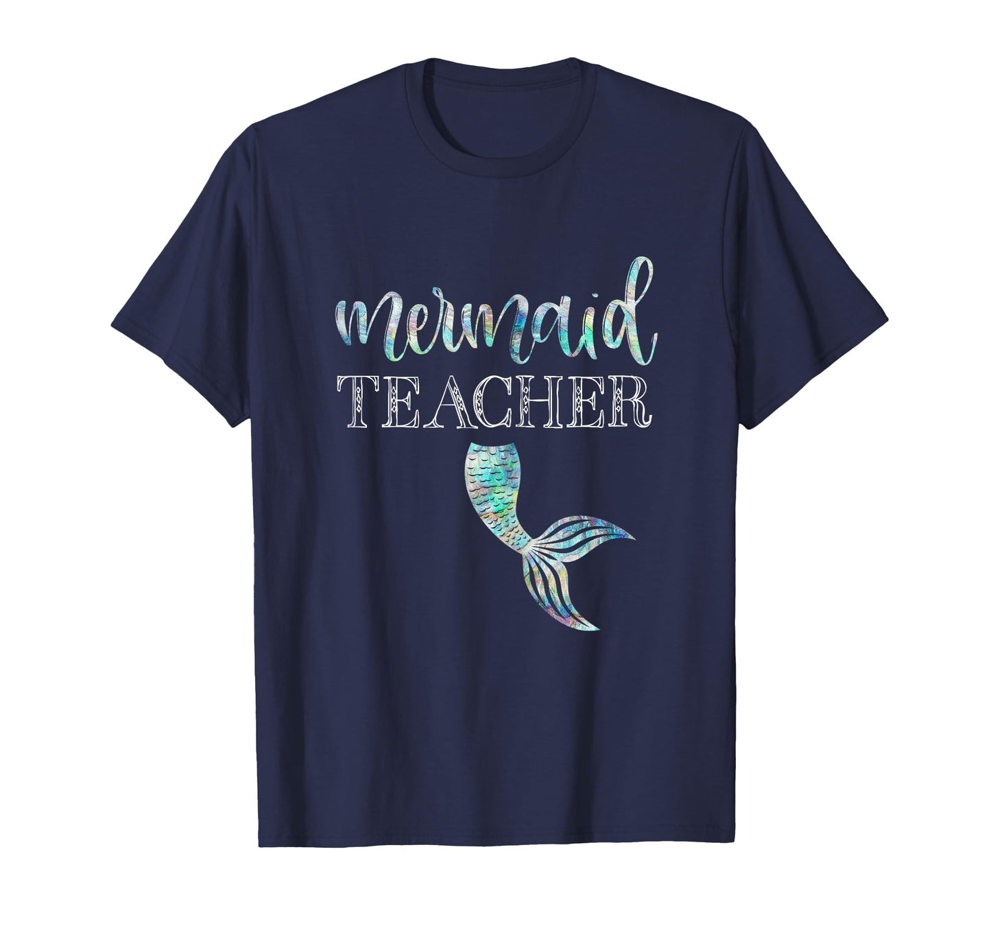 Mermaid Teacher Shirt Cute Back To School Student Gift Tee T-Shirt