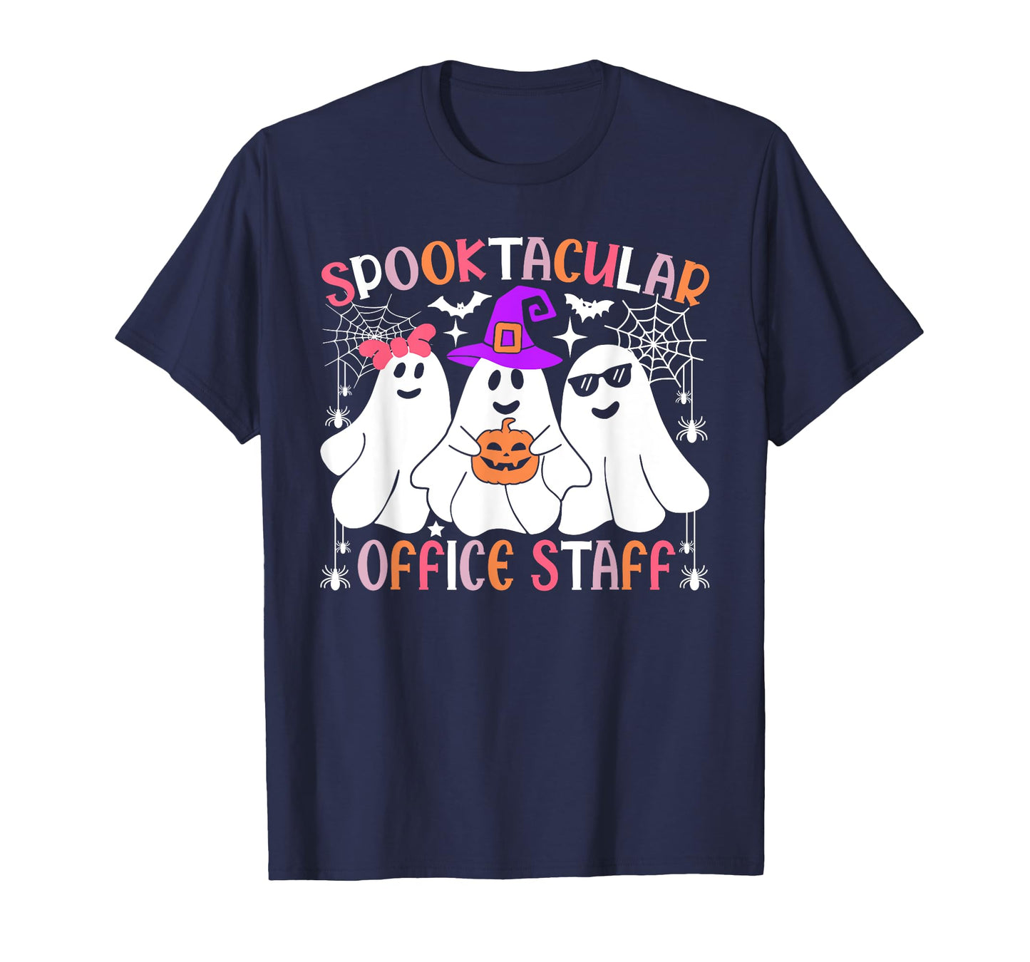 Spooktacular Office Staff Funny Halloween Costume T-Shirt