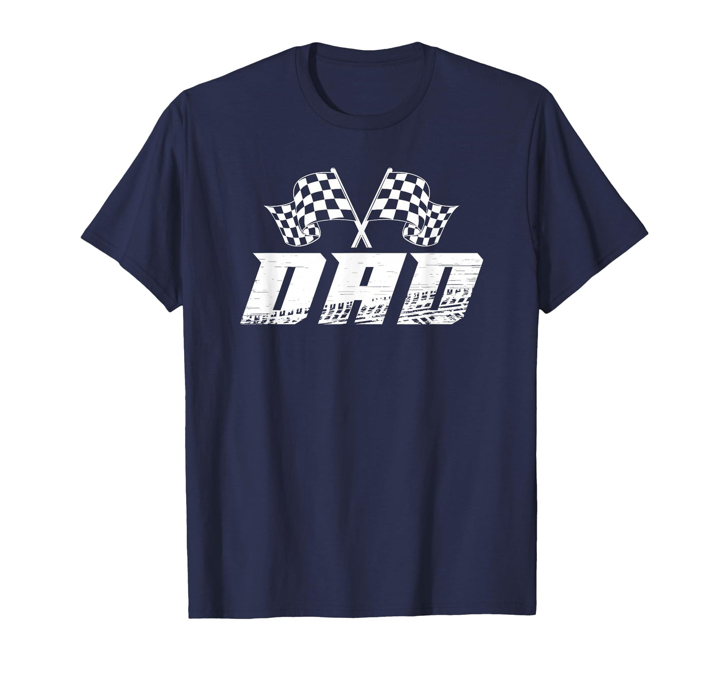Dad Pit Crew Family Racing Birthday Race Car T-Shirt