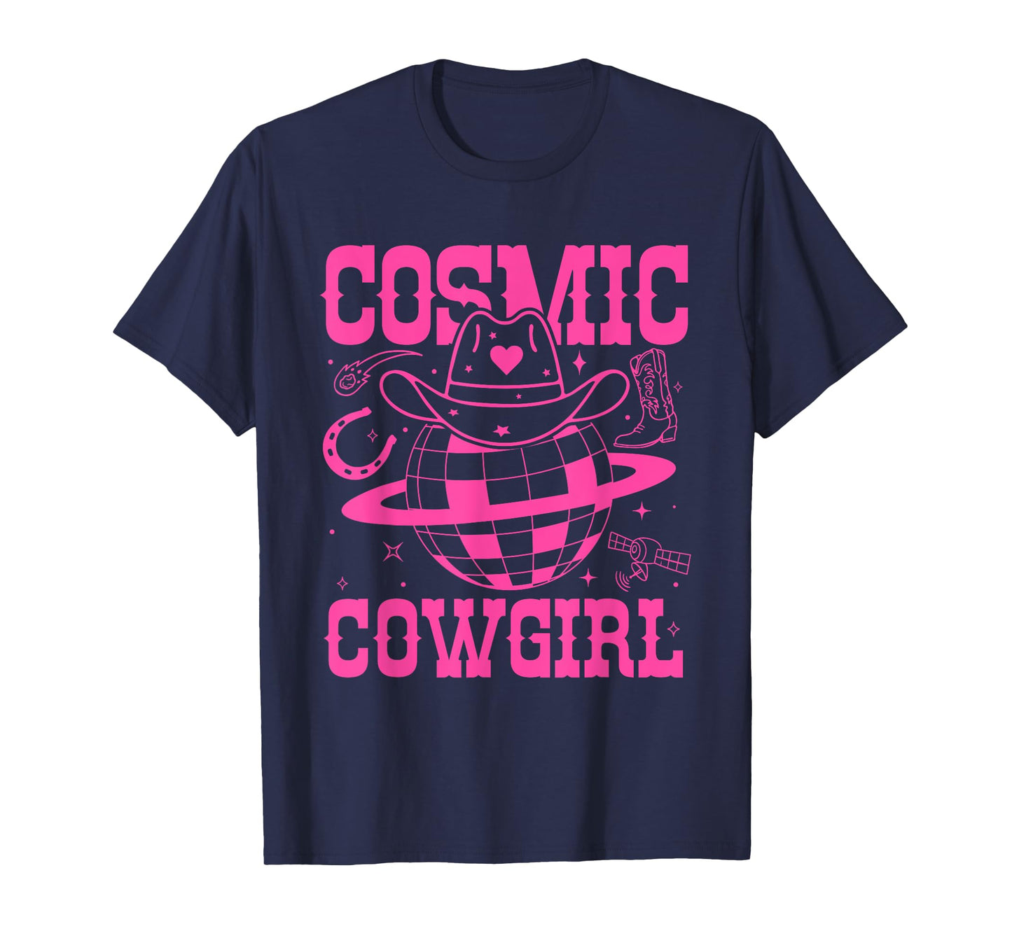 Cosmic Space Cowgirls Shirt Bachelorette Party Rodeo Girls T-Shirt
