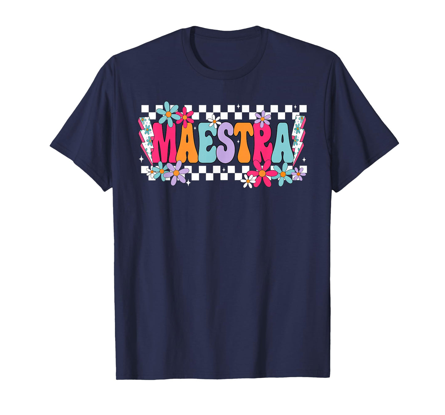 Maestra Teacher Spanish Back To School First Day Of School T-Shirt
