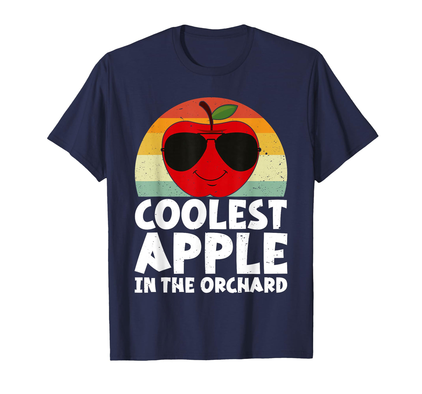 Retro Coolest Apple in the Orchard | Apple Picking Season T-Shirt