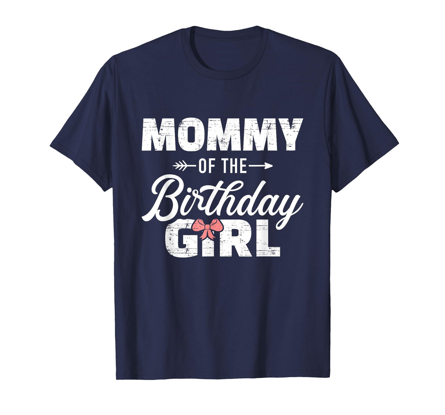 Mommy of the birthday daughter girl matching family for mom T-Shirt