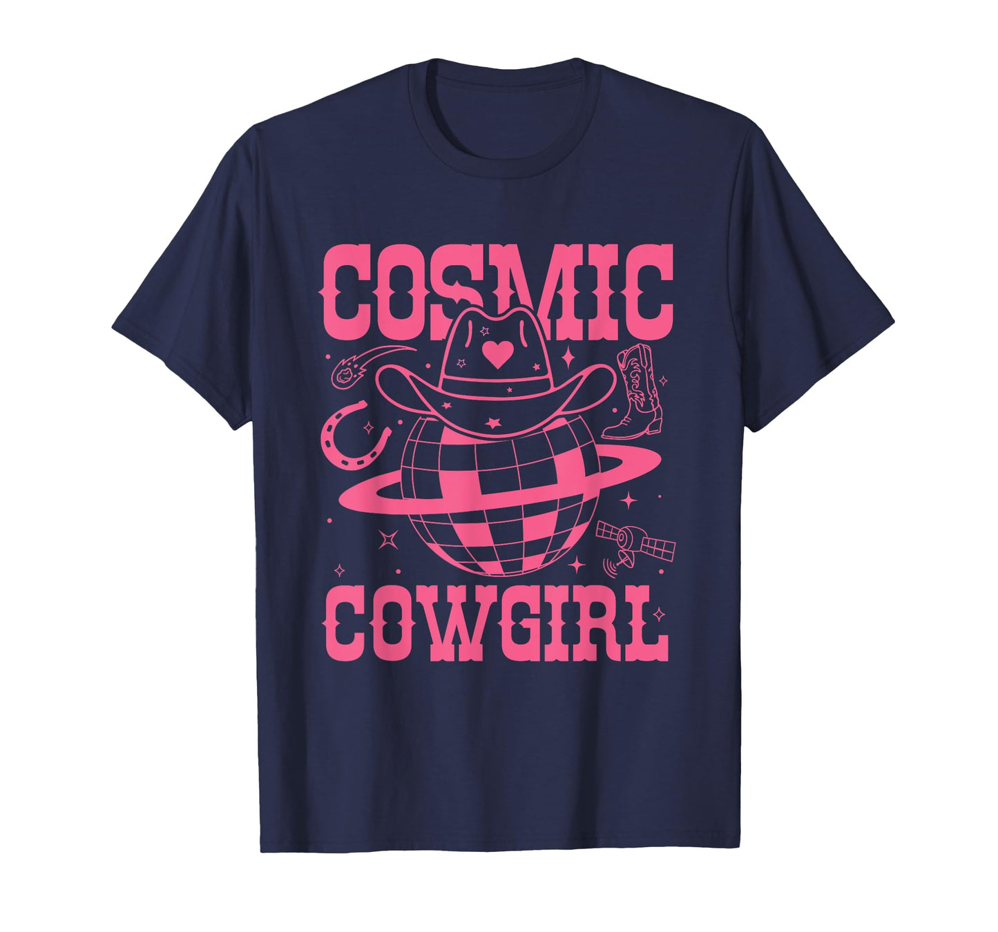 Cosmic Space Cowgirls Shirt Bachelorette Party Rodeo Girls T-Shirt