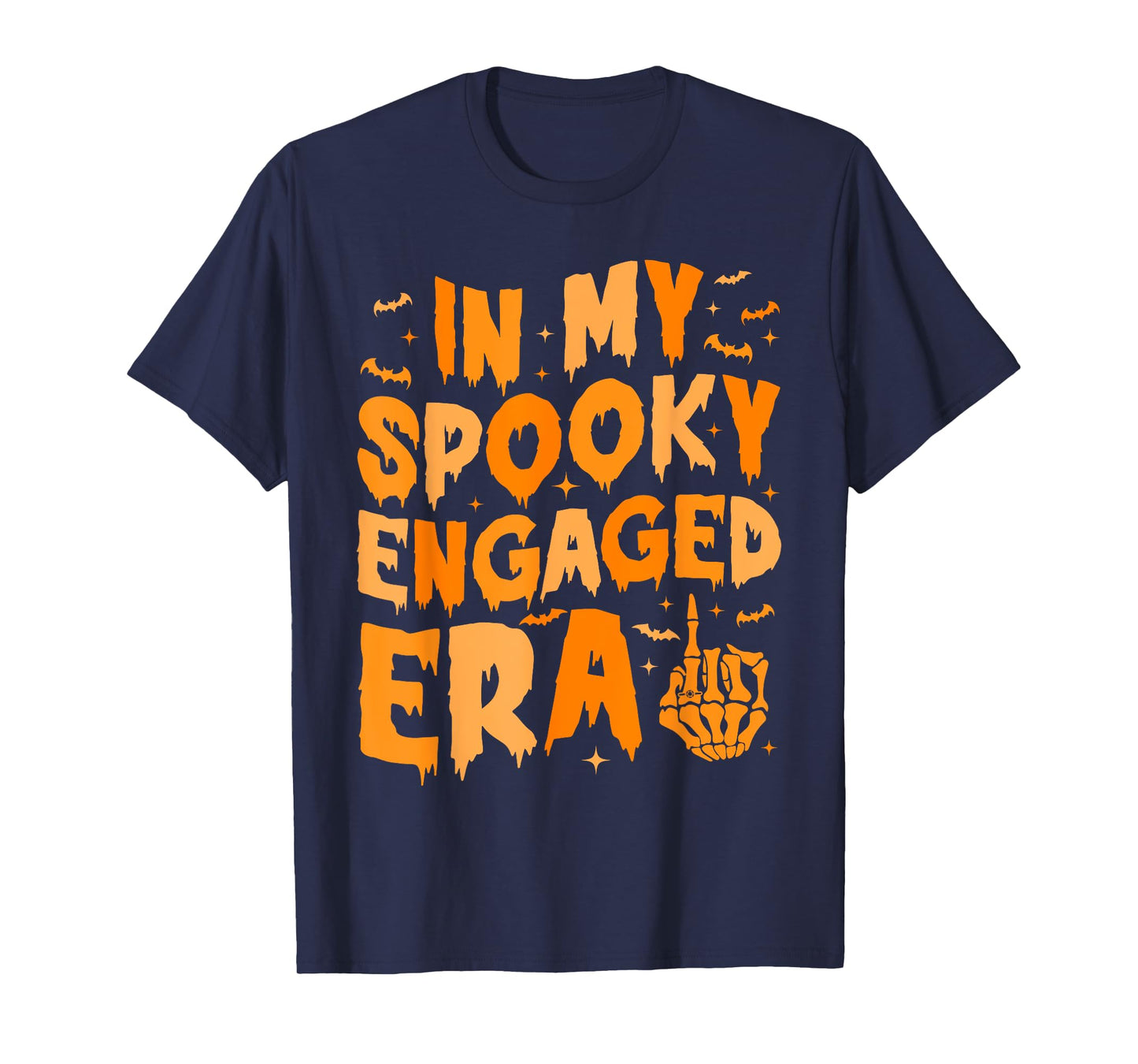 In My Spooky Engaged Era Gothic Engagement Party T-Shirt