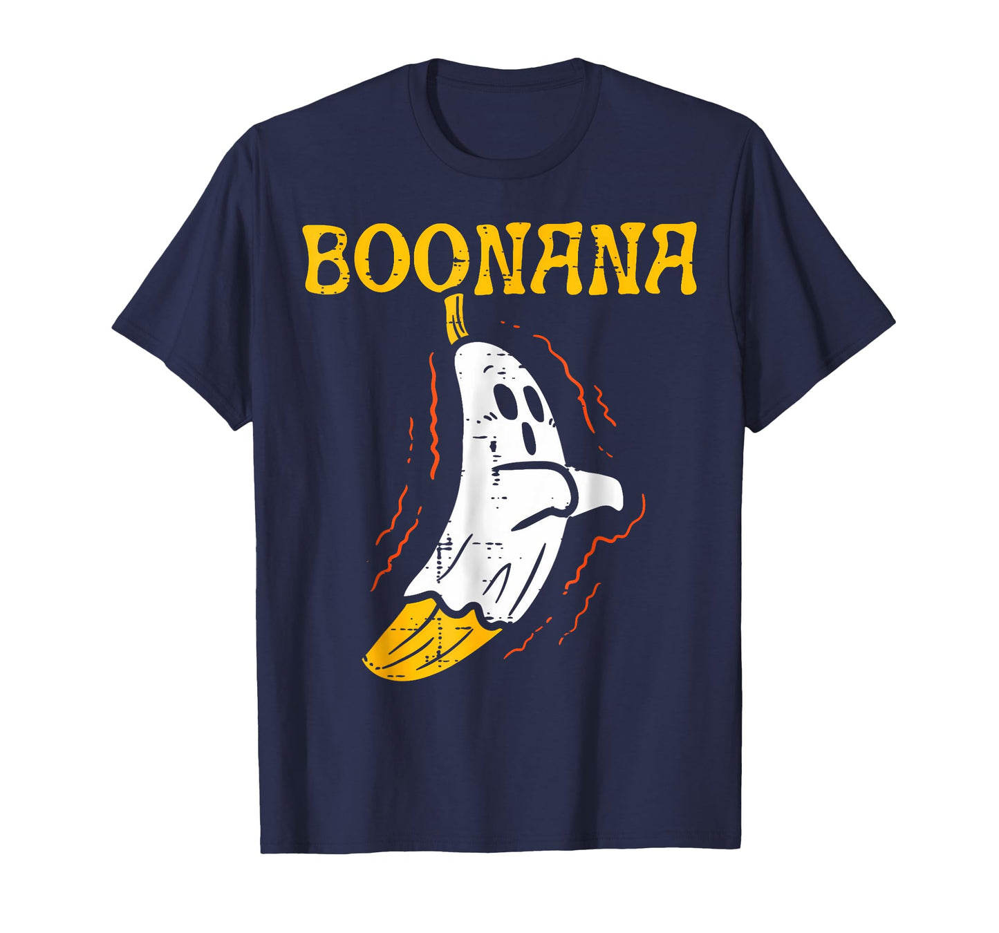 Boonana Cute Ghost Banana Halloween Costume Men Women Kids T-Shirt