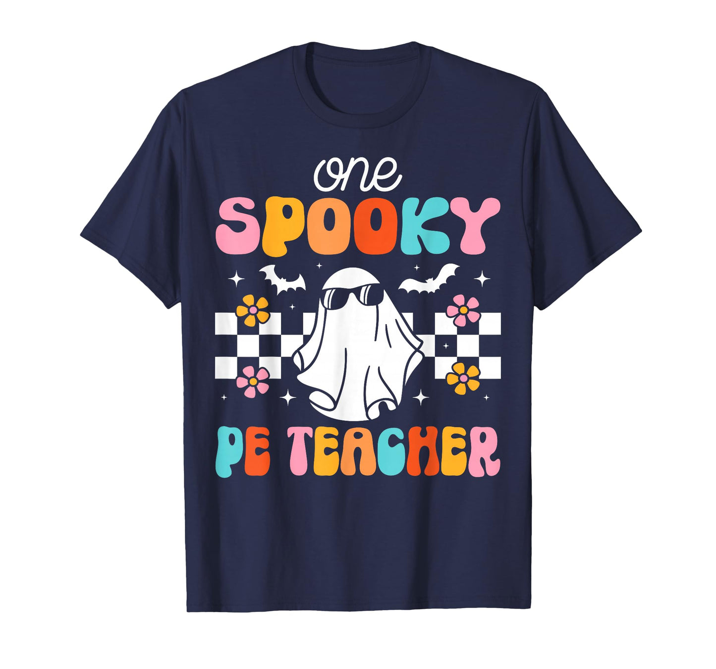 One Spooky PE Teacher Gym Physical Education Halloween T-Shirt