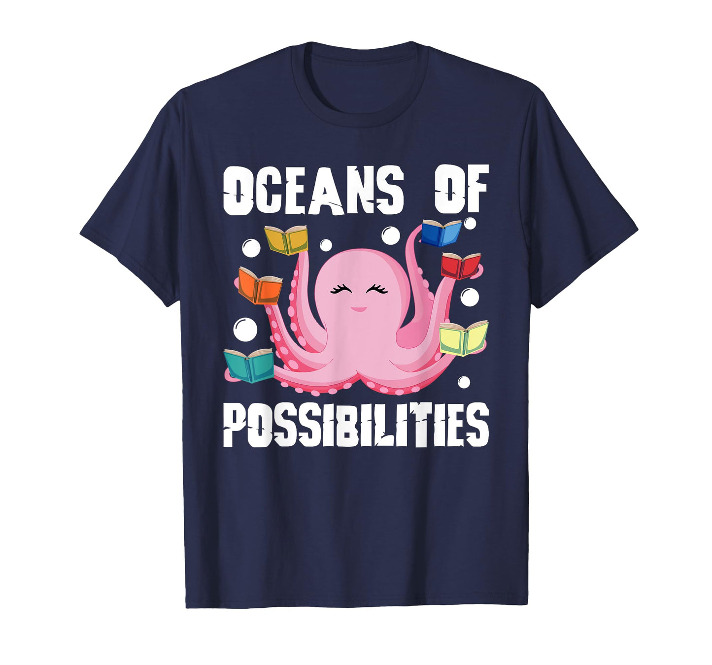 Oceans of Possibilities Summer Reading Octopus T-Shirt