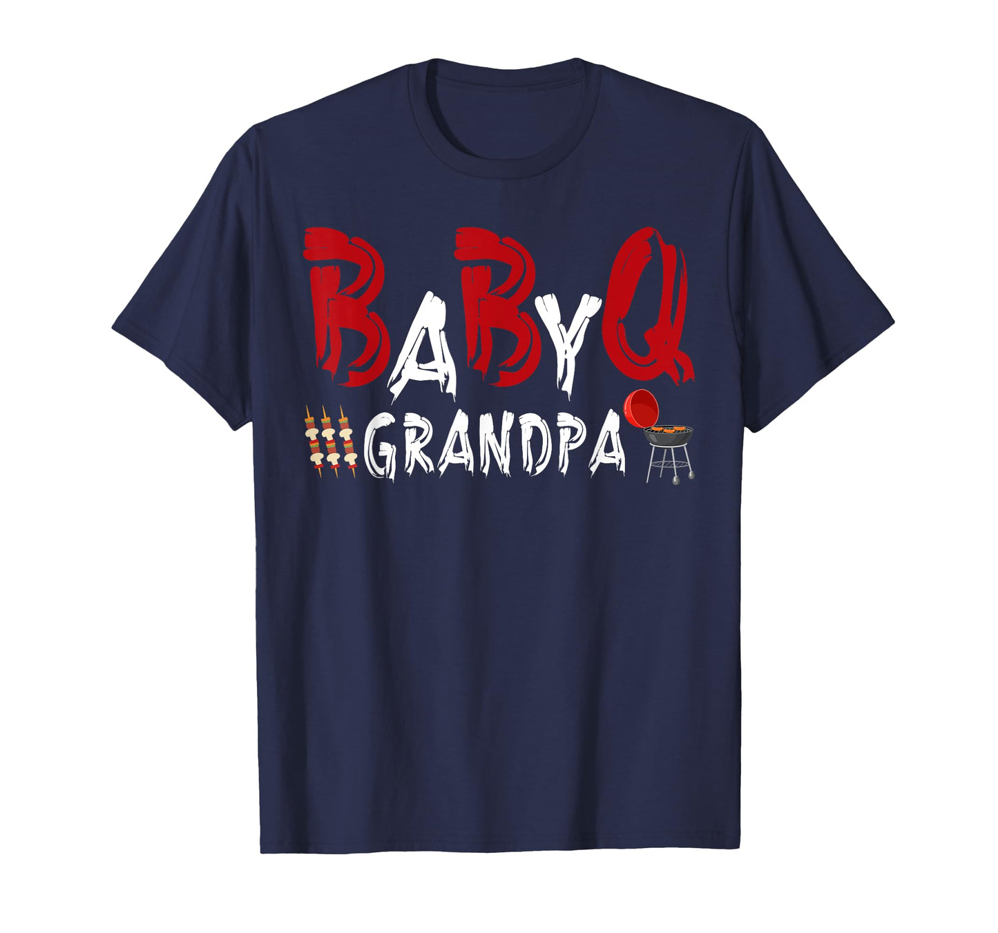 Grandpa Baby BBQ Shower Themed Family Matching Barbecue T-Shirt